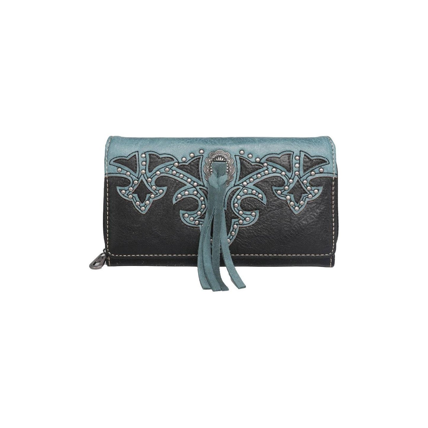 Montana West - MW1100-W010 Montana West Boot Scroll Collection Wallet