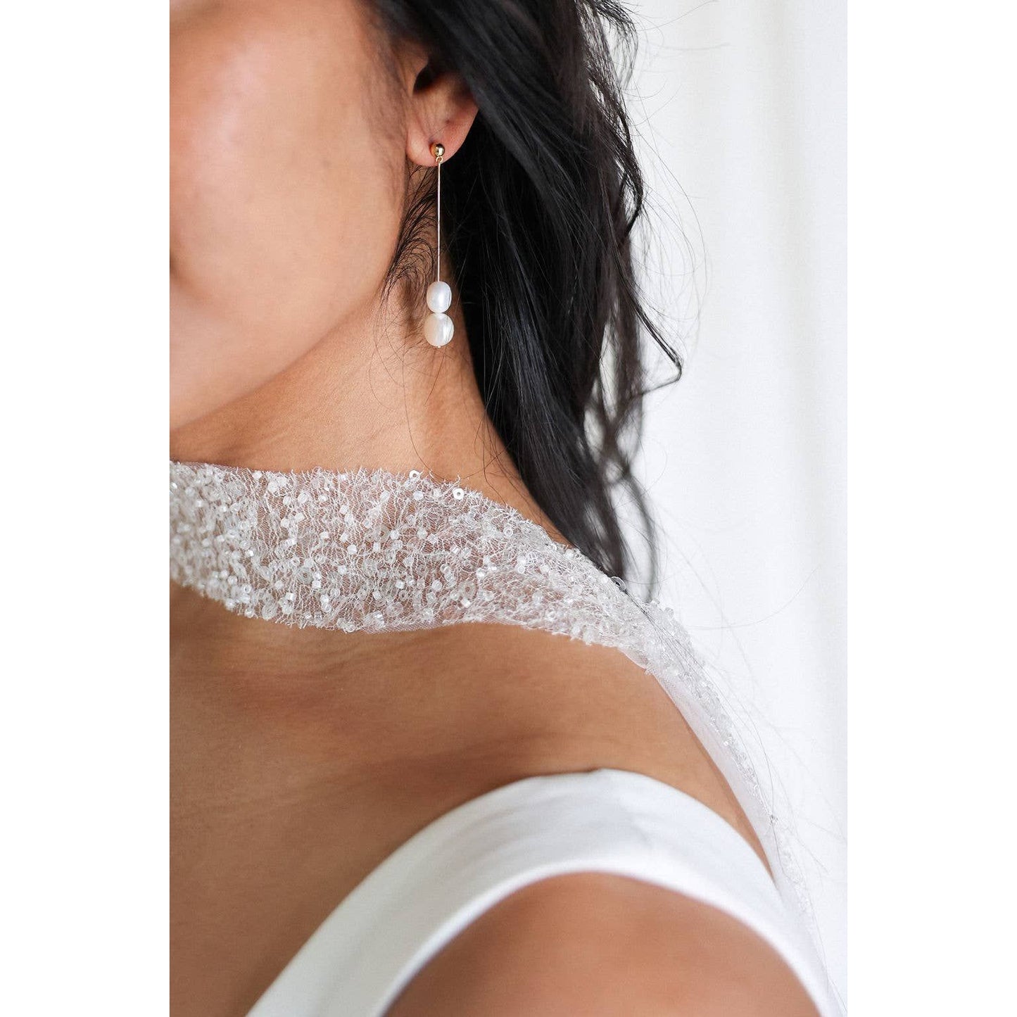 Petite Mariee Boutique - Este Sequin Bridal Cape