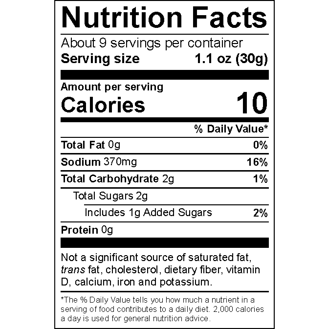 Byler's Mustard Pickle Chips, 16 Fl. Oz