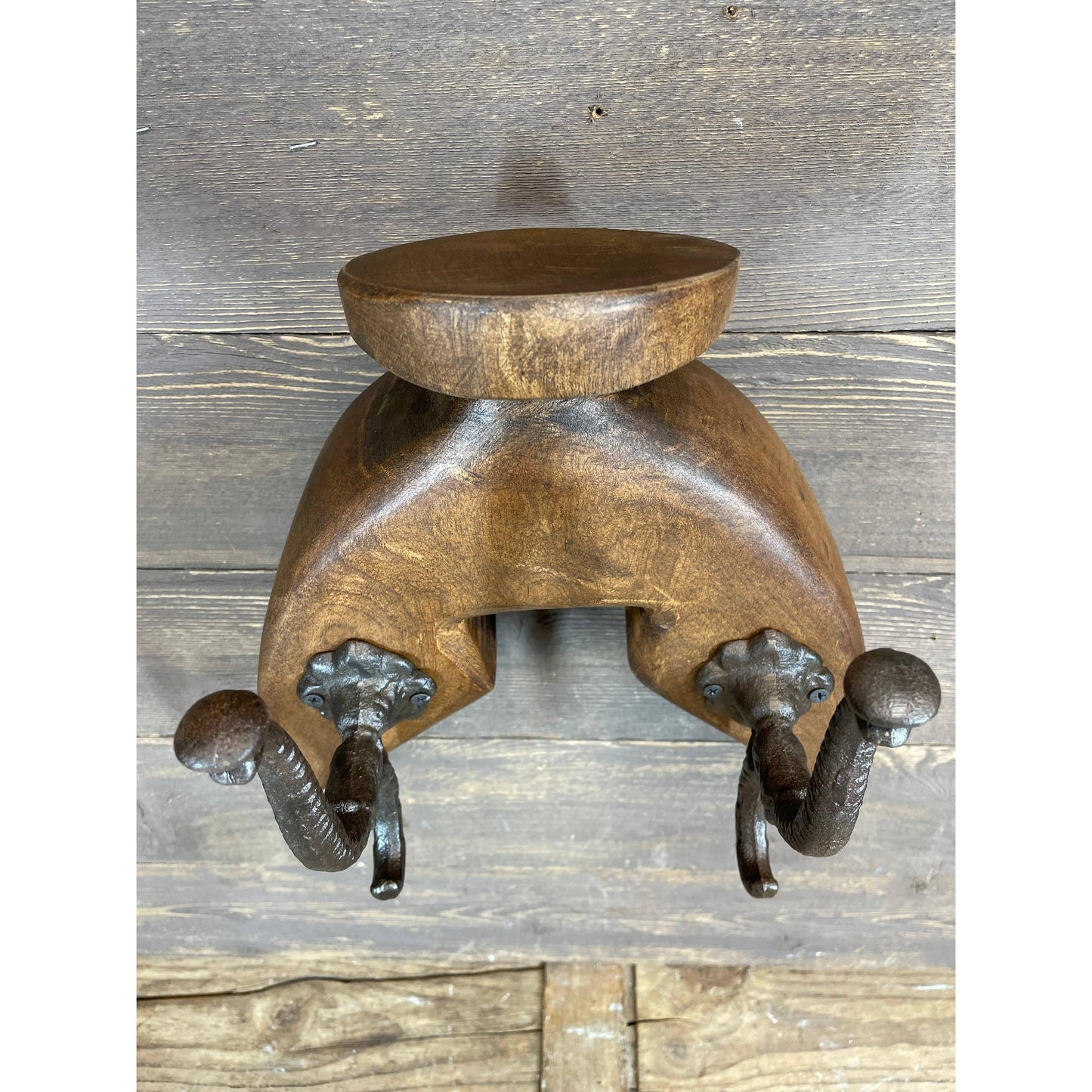 My Amigos Imports - Laramie Saddle Tree Hat Rack-Rustic-Western-12x9x12 inches