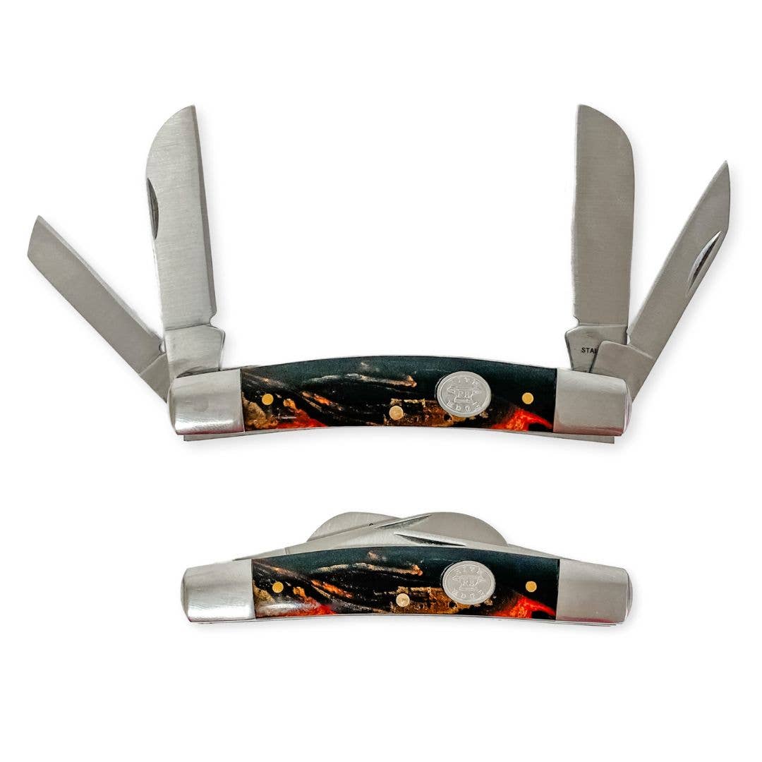 El Paso Saddleblanket - Black Pearl Congress Knives 210974-BK