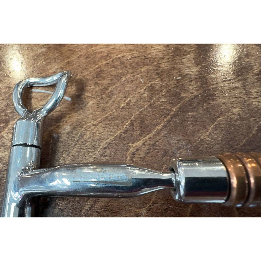 BAR H EQUINE 5 In Mouth Curb Bit Stainless Steel w/ Copper Ring