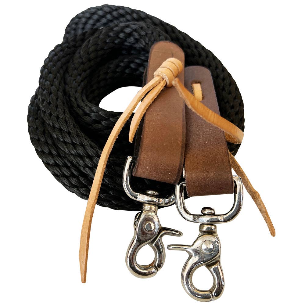 5/8 in x 8 ft Hilason Poly Roper Reins Scissor Snap