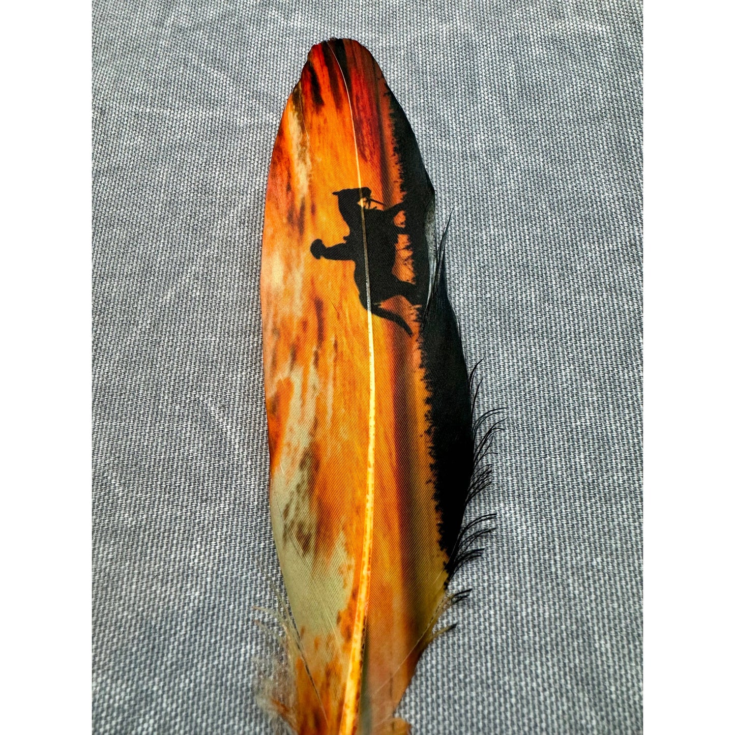 Lone Rider Hat Feather - Western Hat Accessory