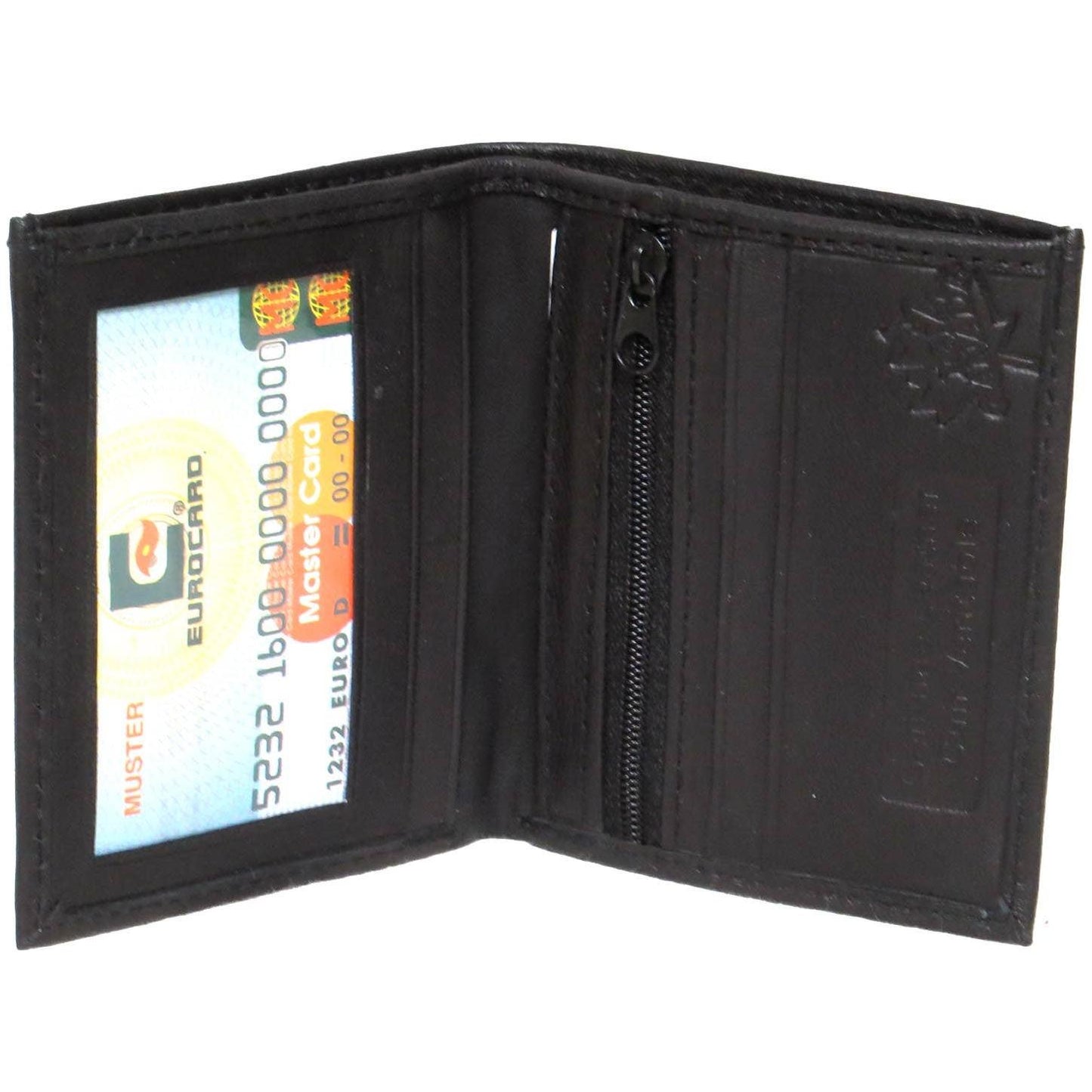 IGI CANADA - Genuine Leather Lambskin Slim Mini Card Wallet #4194