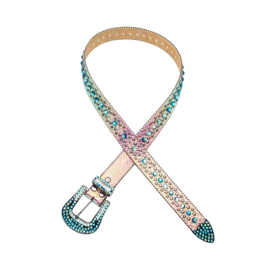 Crystal Buckle Iconic Fashion Belt