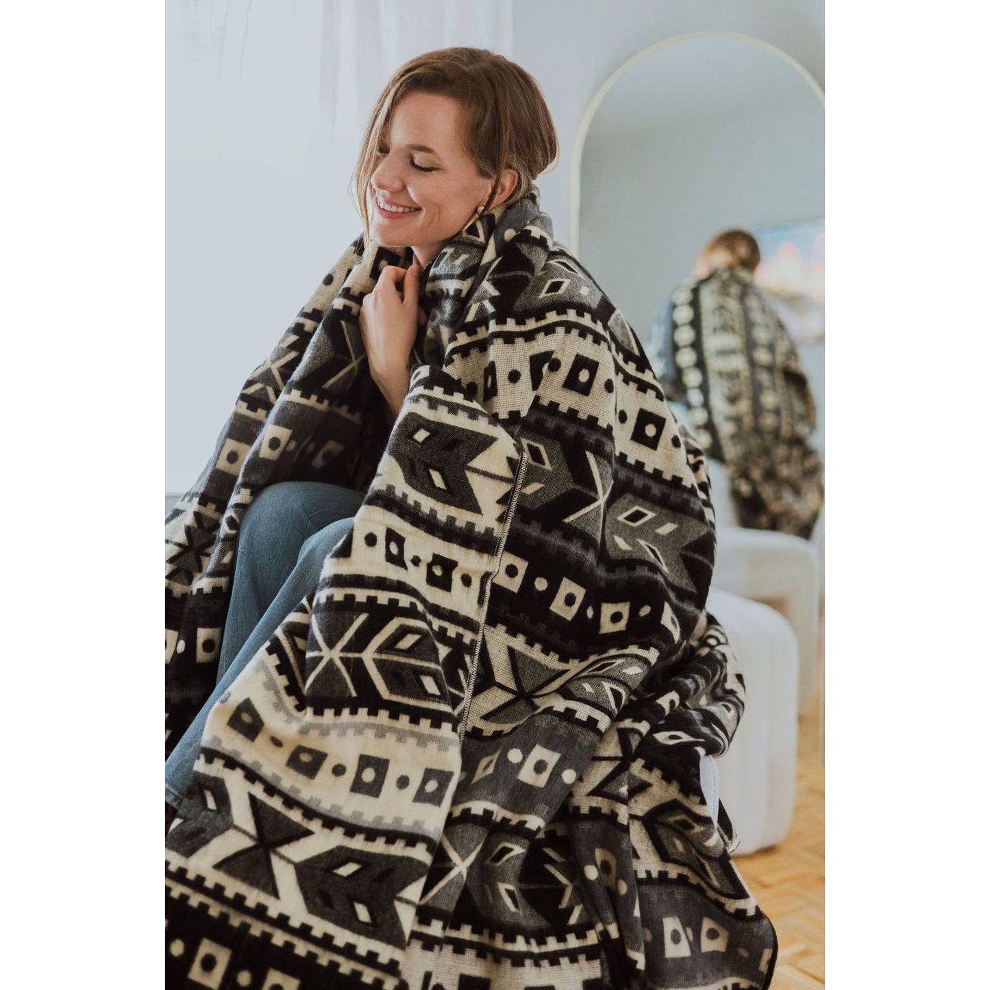 Huacaya Hug Large Alpaca Blanket