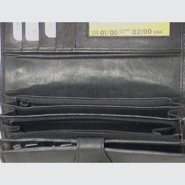 IGI CANADA - Genuine Cowhide Leather RFID Ladies Wallet #7507