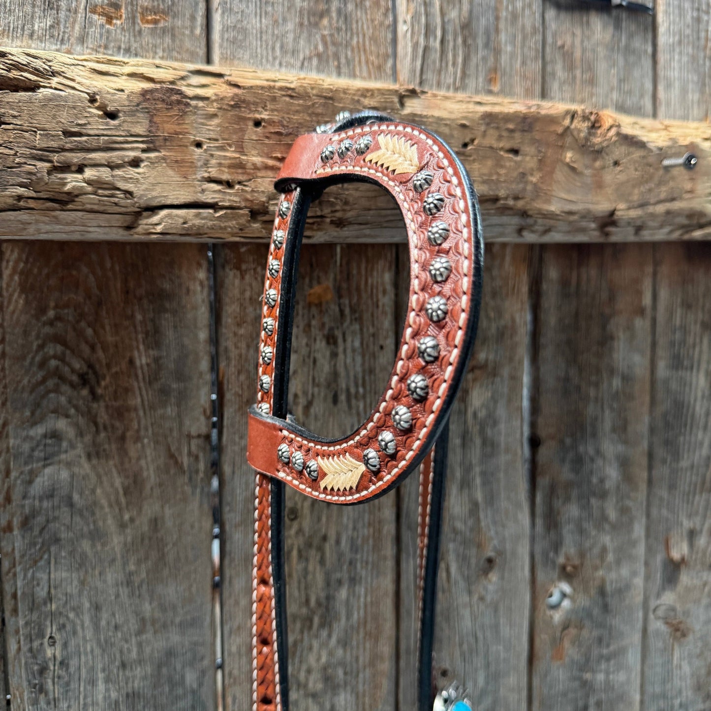Rodeo Drive - Rawhide South West One Ear Headstall and Breastcollar Tack Set #OEBC409