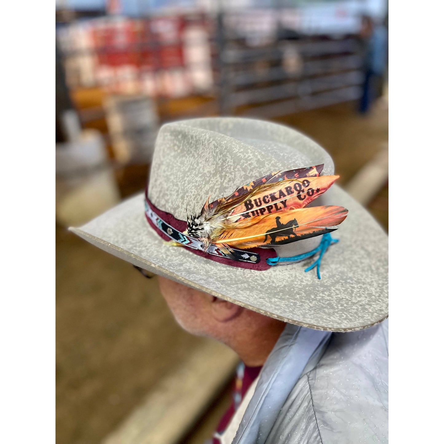 Lone Rider Hat Feather - Western Hat Accessory