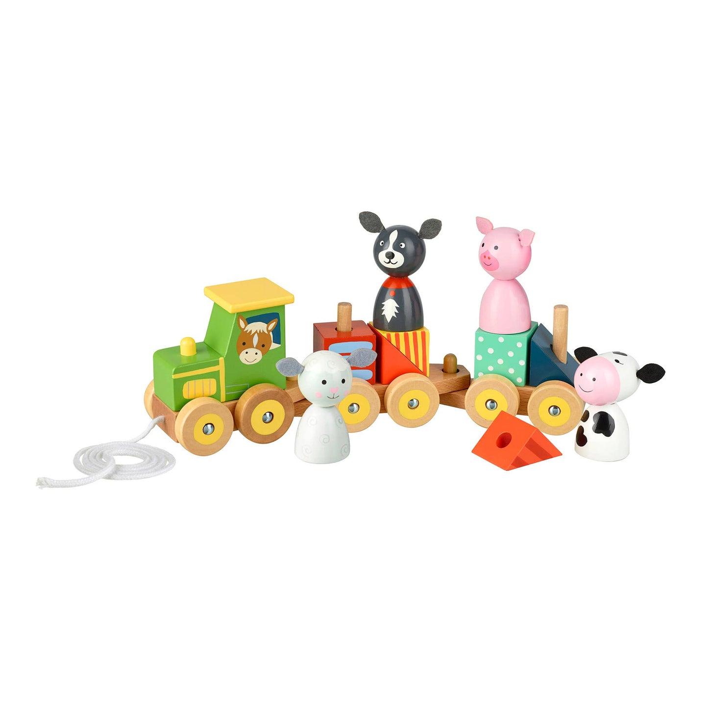 Orange Tree Toys - Farm Animal Puzzle Train