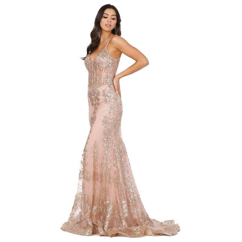 Flared Skirt Prom Dress