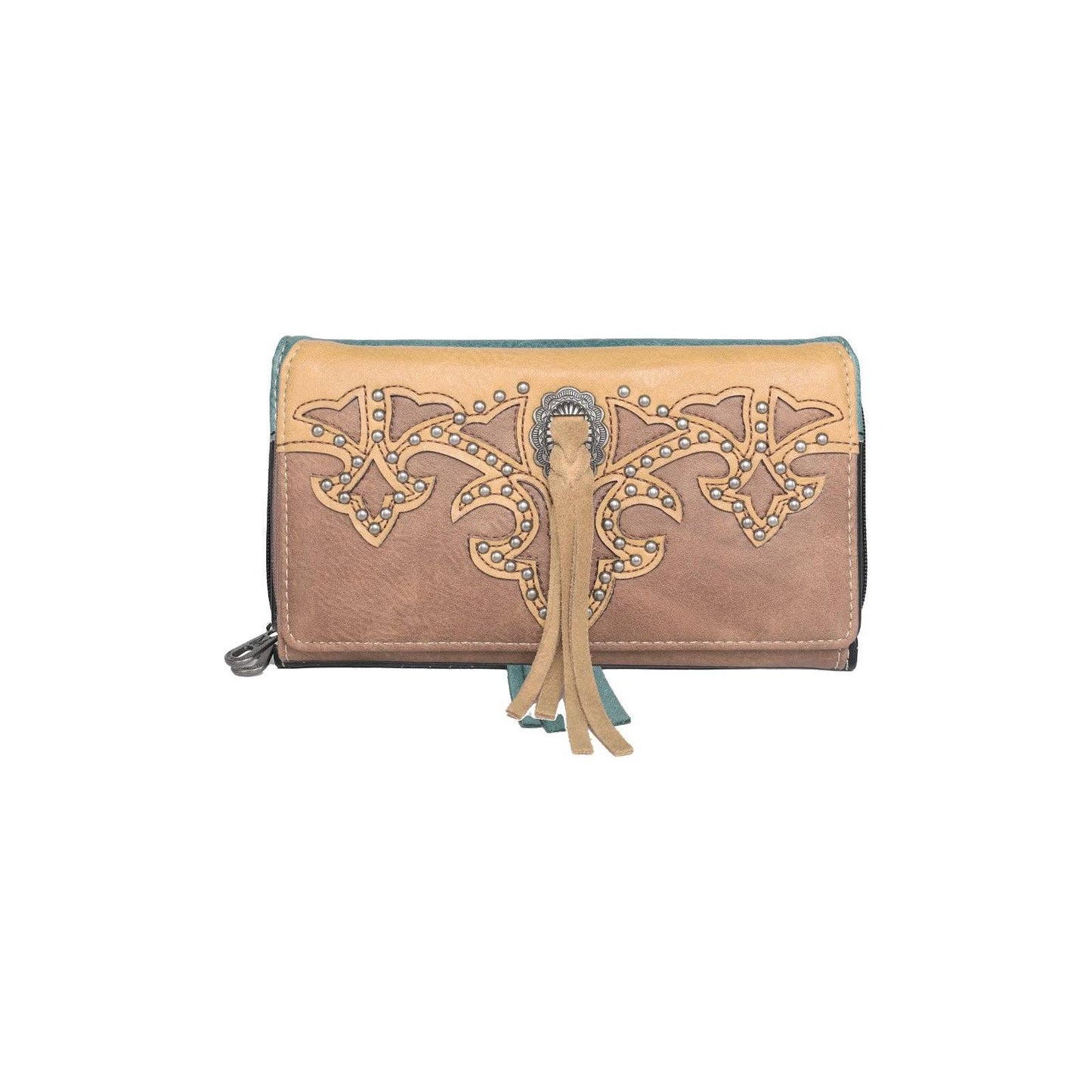 Montana West - MW1100-W010 Montana West Boot Scroll Collection Wallet