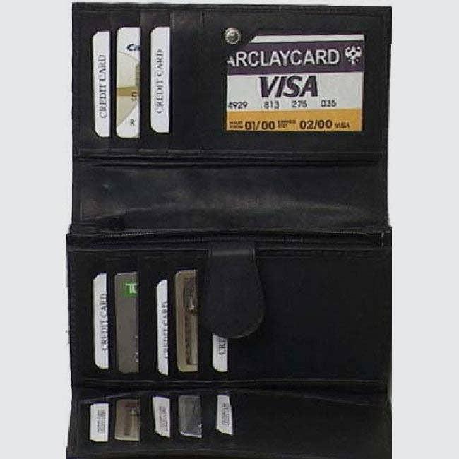 IGI CANADA - Genuine Cowhide Leather RFID Ladies Wallet #7507