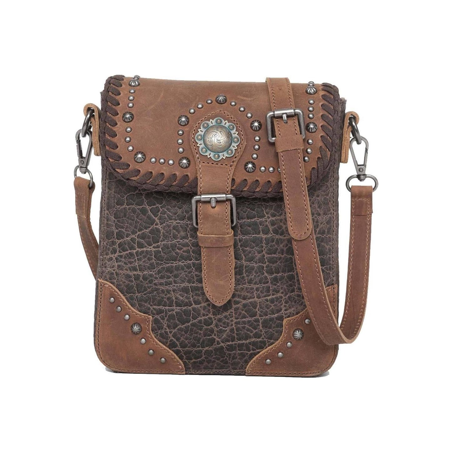 Montana West - MWR-047 Montana West Genuine Leather Shoulder/Crossbody Bag