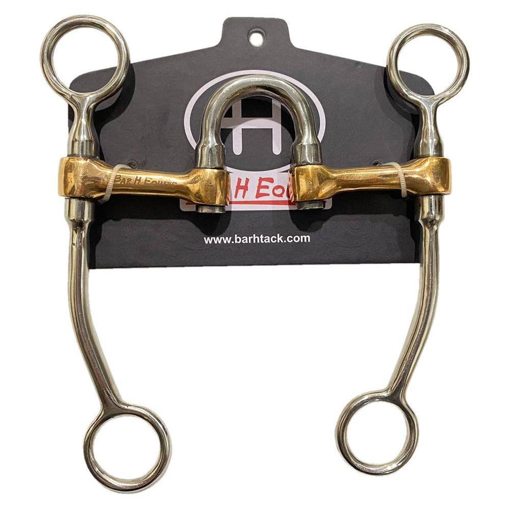 BarH Tack - High Port Copper Swivel Mouth Shank Bit