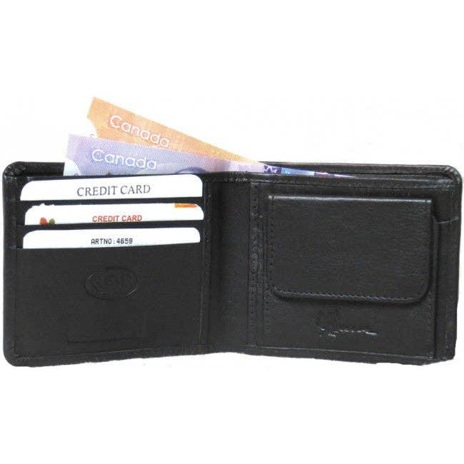 IGI CANADA - Genuine Cowhide Leather Men's RFID Wallet # 4659R