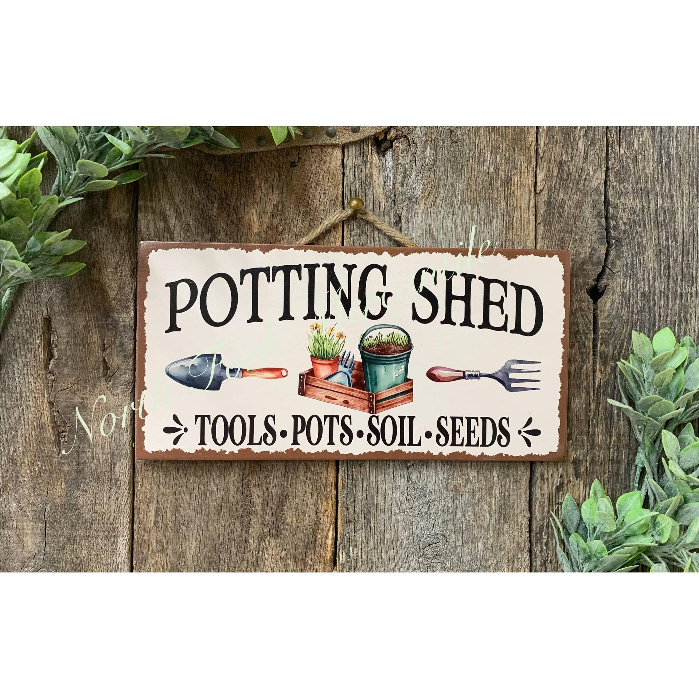 North Fork Mercantile - Potting Shed, Plant Lover Sign