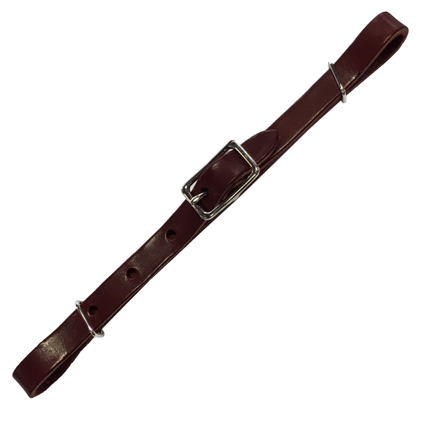 Smart Horse Gear - Leather Flat Curb Strap Dark Oil