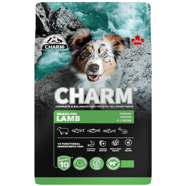 CHARM Grass-Fed Lamb Dry Dog Food 10kg