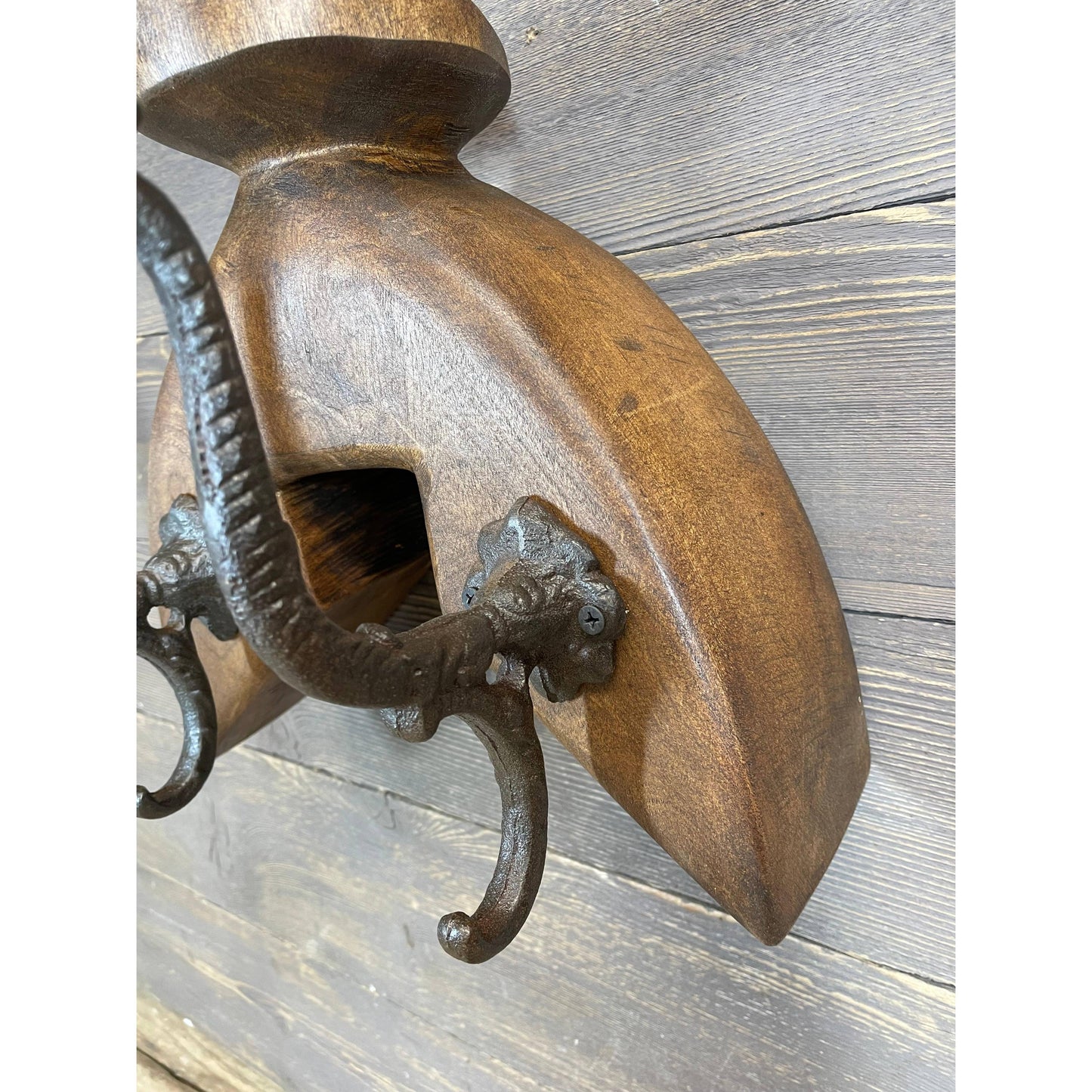 My Amigos Imports - Laramie Saddle Tree Hat Rack-Rustic-Western-12x9x12 inches