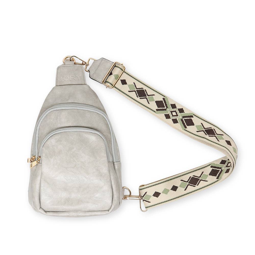 Rebeca Crossbody Sling Bag - Cloud