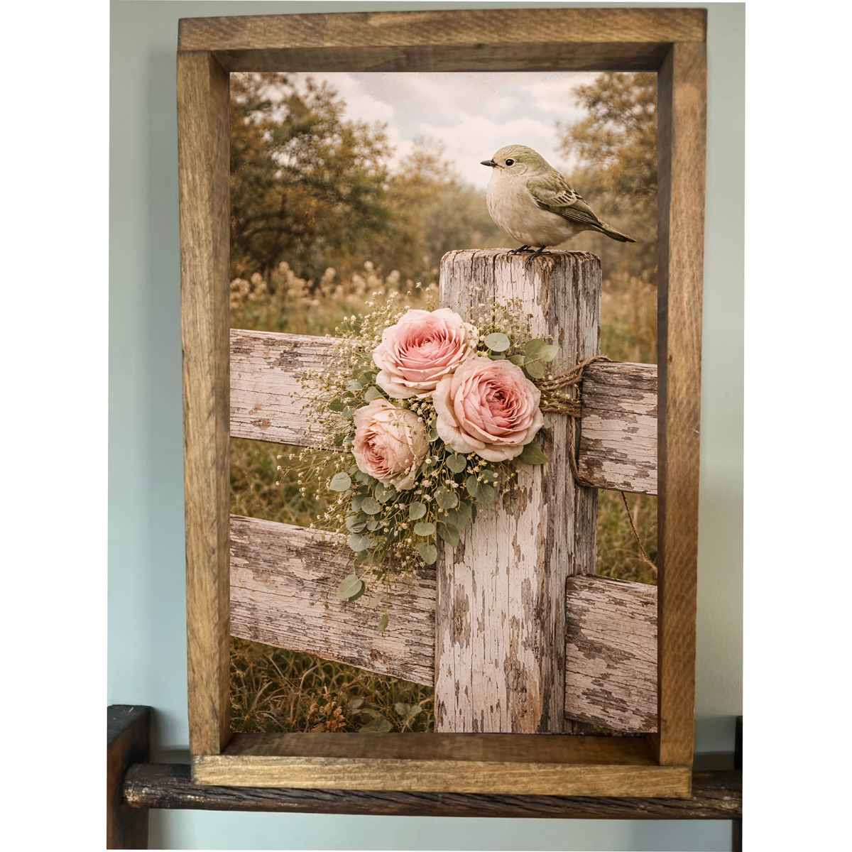 Just a Moment Farmhouse Sign