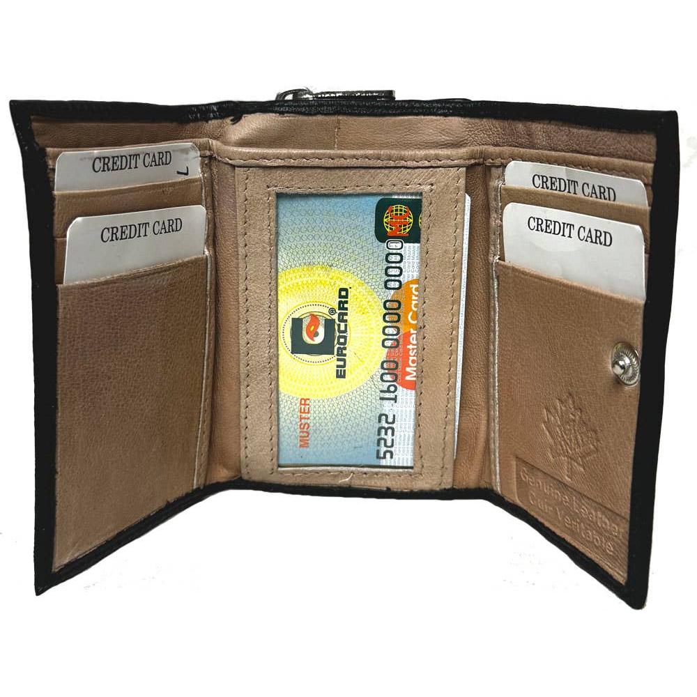IGI CANADA - Genuine Leather Lambskin Ladies Wallet #7083