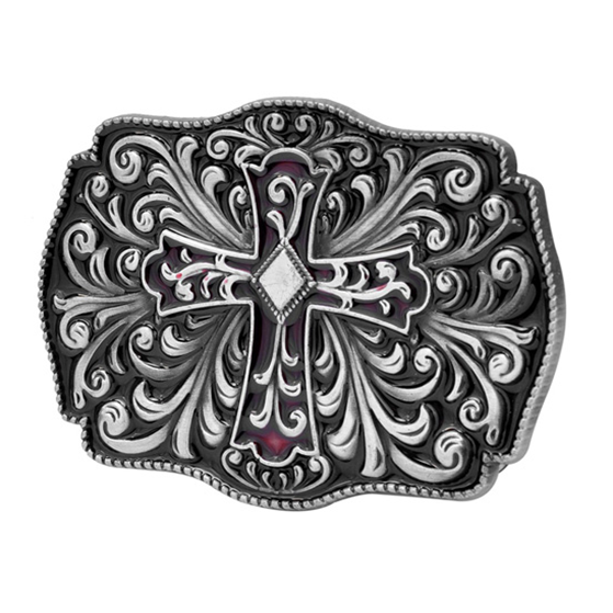 Cross Belt Buckle 1304