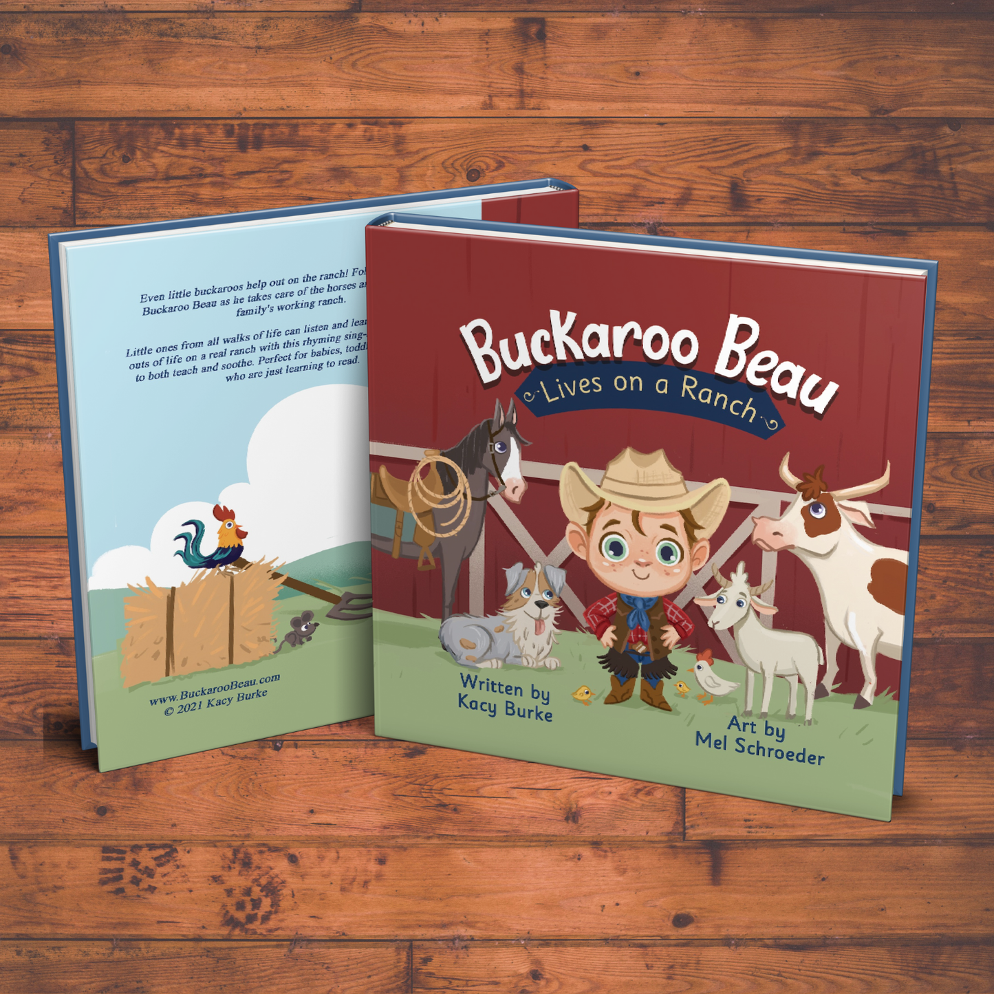 Buckaroo Beau Books - Hardcover: Buckaroo Beau Lives on a Ranch