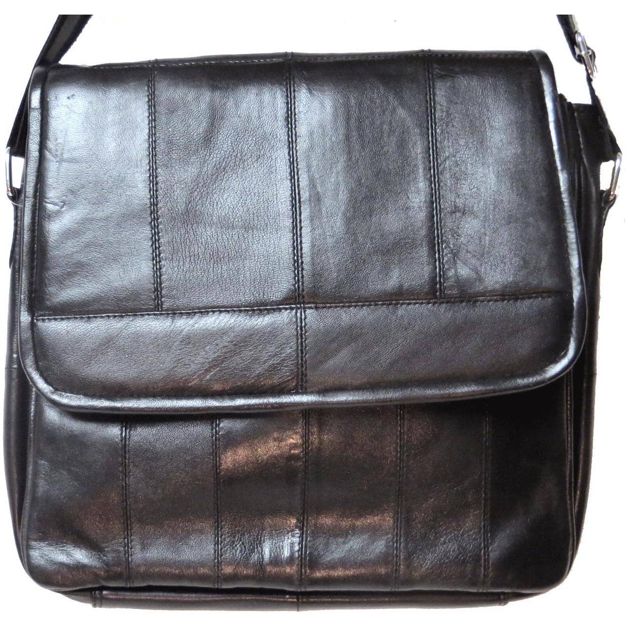 IGI CANADA - Genuine Lambskin Leather Ladies Flapover Shoulder Bag #6080