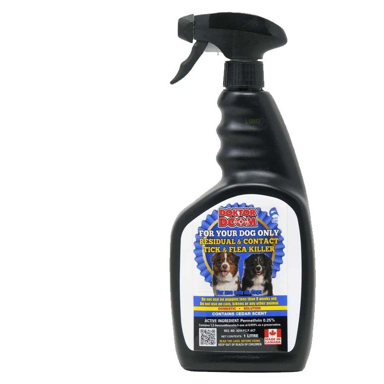 Doktor Doom Tick & Flea for Dogs 1L