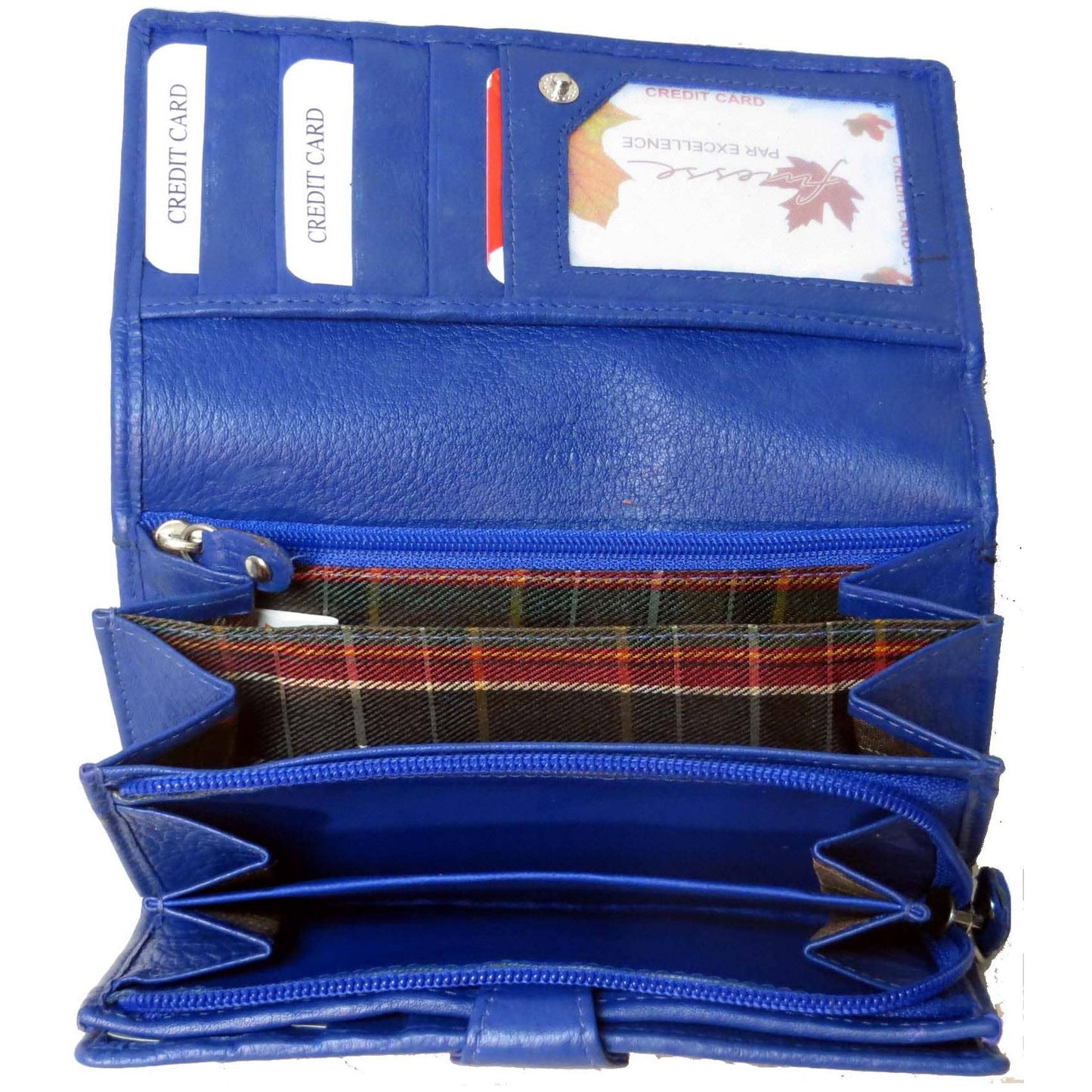IGI CANADA - Genuine Cowhide Leather RFID Ladies Wallet #7507