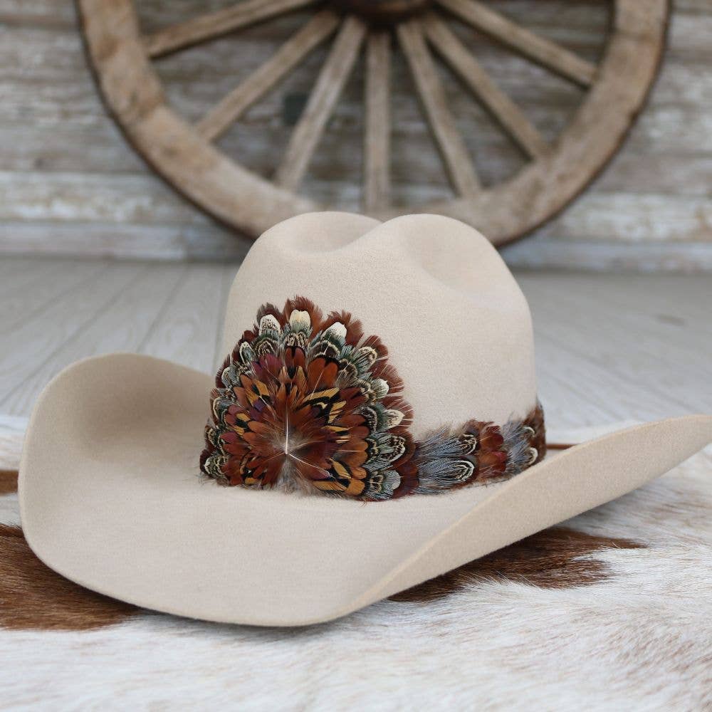 Willow Lane Hat Co. - Western Feather Hat Band - Rowan (short)