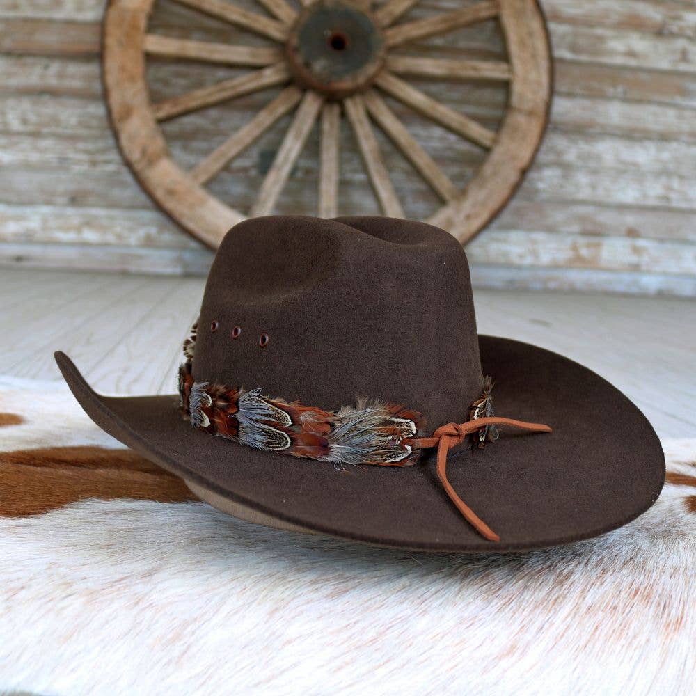 Willow Lane Hat Co. - Western Feather Hat Band - Rowan (short)