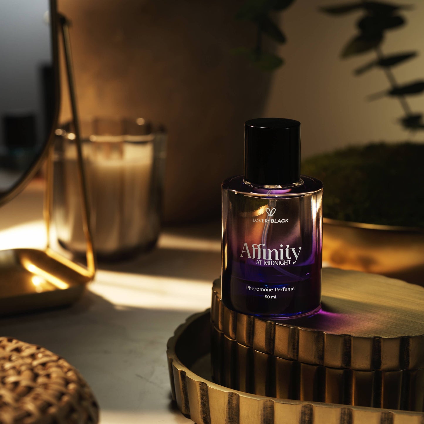 LoveryBlack Affinity At Midnight Pheromone Perfume – 50ml