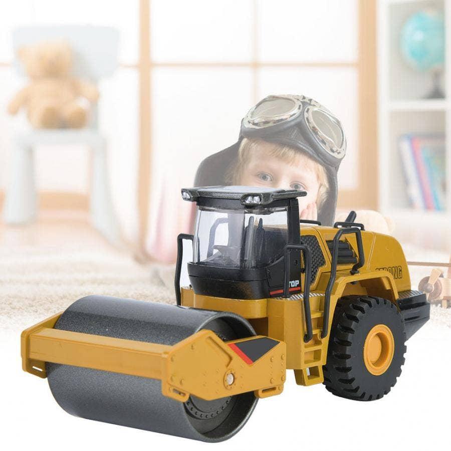 Texas Toy Distribution - Road Roller Static Die-Cast Model in Window Box - 1:40 Scale