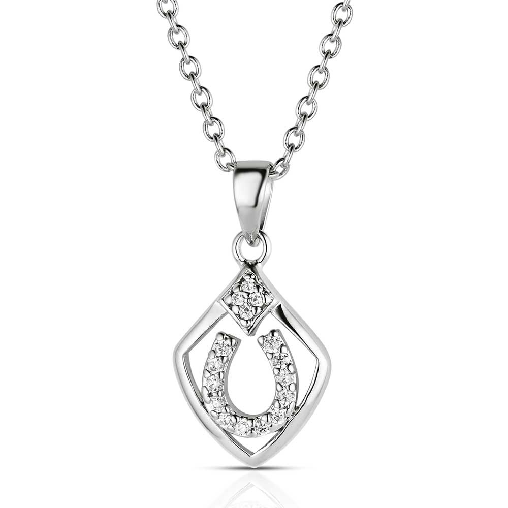 Montana Silversmith Shielded in Horseshoes Necklace NC3614