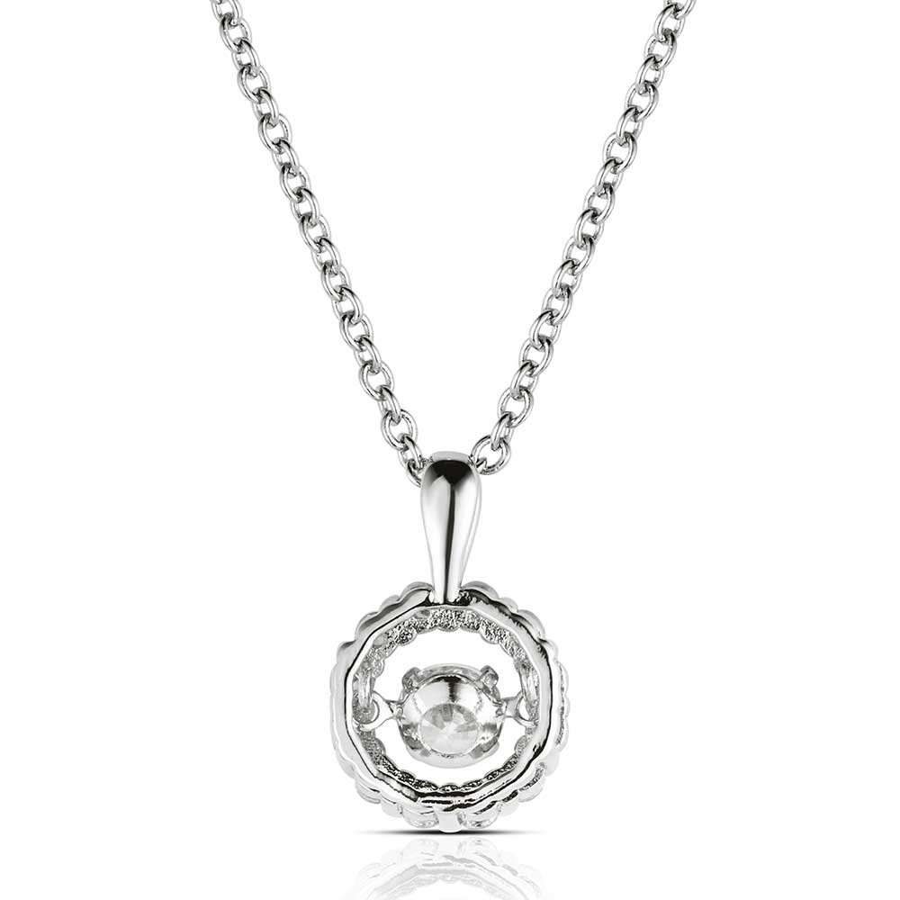 Dancing Halo Circle Necklace NC3869