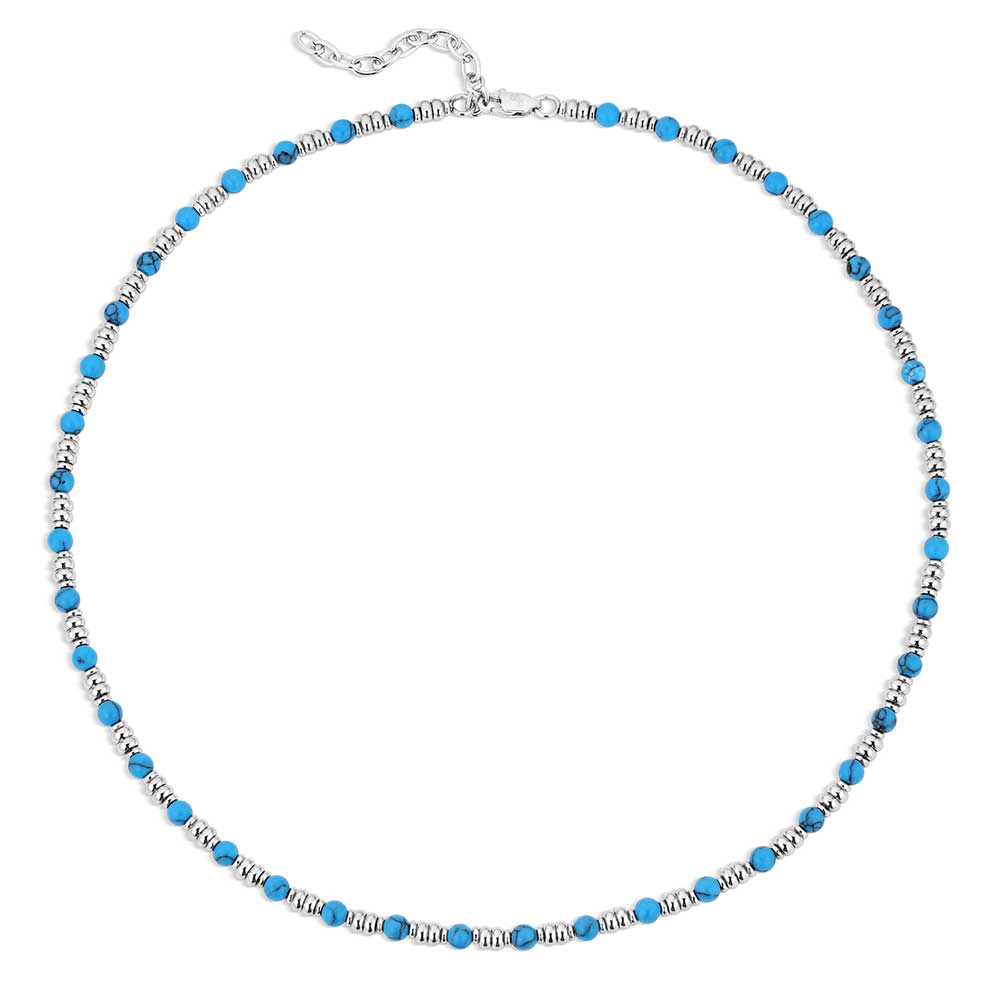 Momtana Silversmith Turquoise Beaded Necklace NC6185