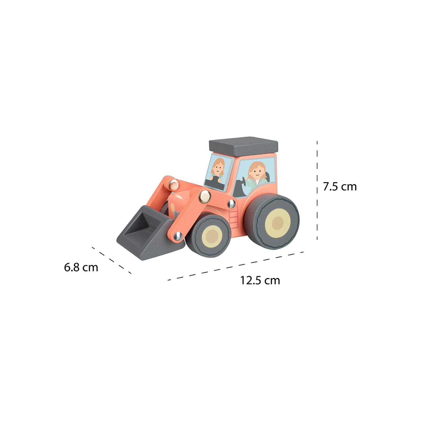 Farm Wooden Loader Tractor