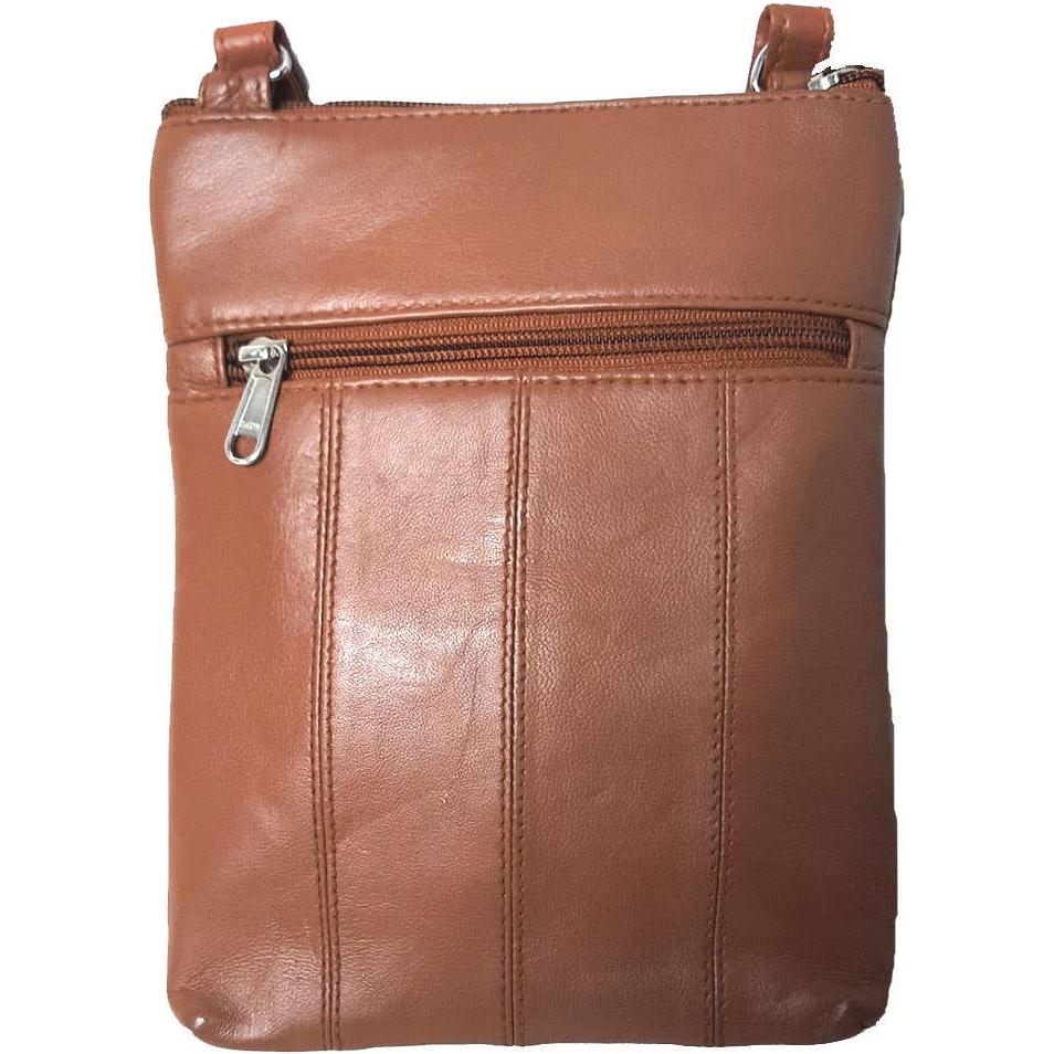 IGI CANADA - Genuine Lambskin Leather Women's Slim Cross Body Bag #7078
