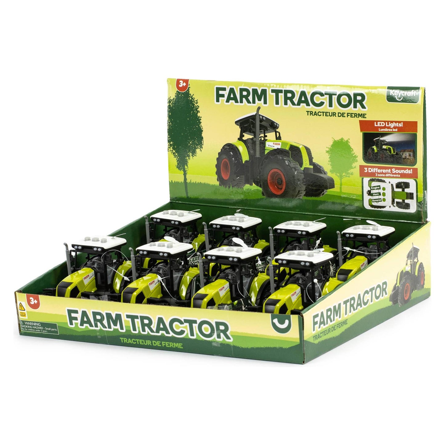 Keycraft - Keycraft Friction Tractor with Lights & Sound