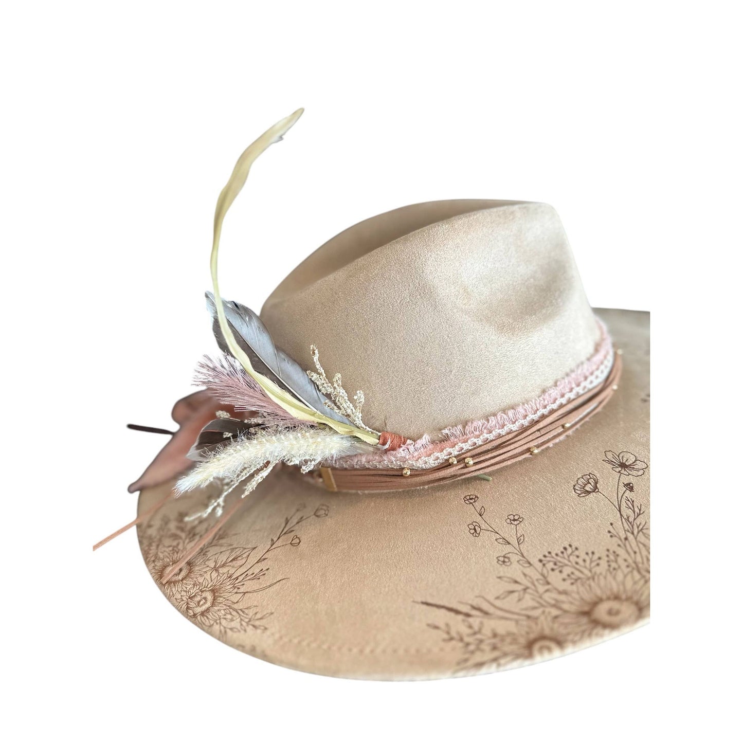 Wild Indigo - Wildflower Sunflower Western Cowboy Hat