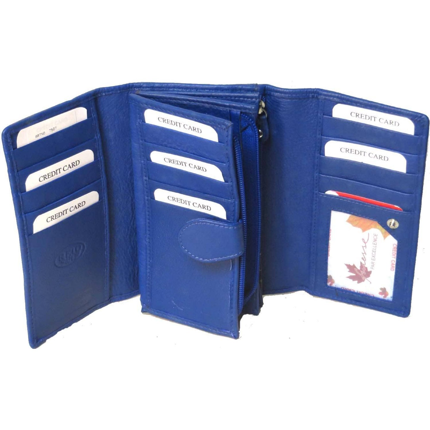 IGI CANADA - Genuine Cowhide Leather RFID Ladies Wallet #7507