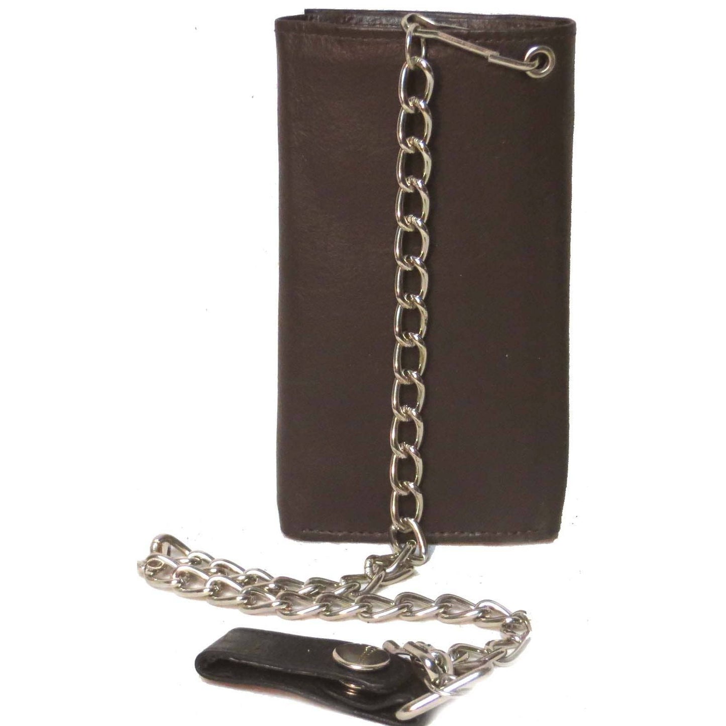 Genuine Leather Cowhide RFID Biker's Wallet #4685RP