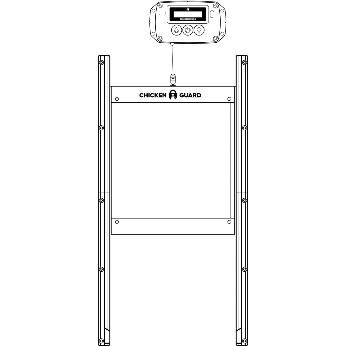 ChickenGuard Automatic Coop Door Opener & Self-Locking Door
