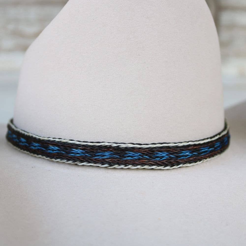 Willow Lane Hat Co. - Horsehair Braided Single Tassel Hat Band - Bandera