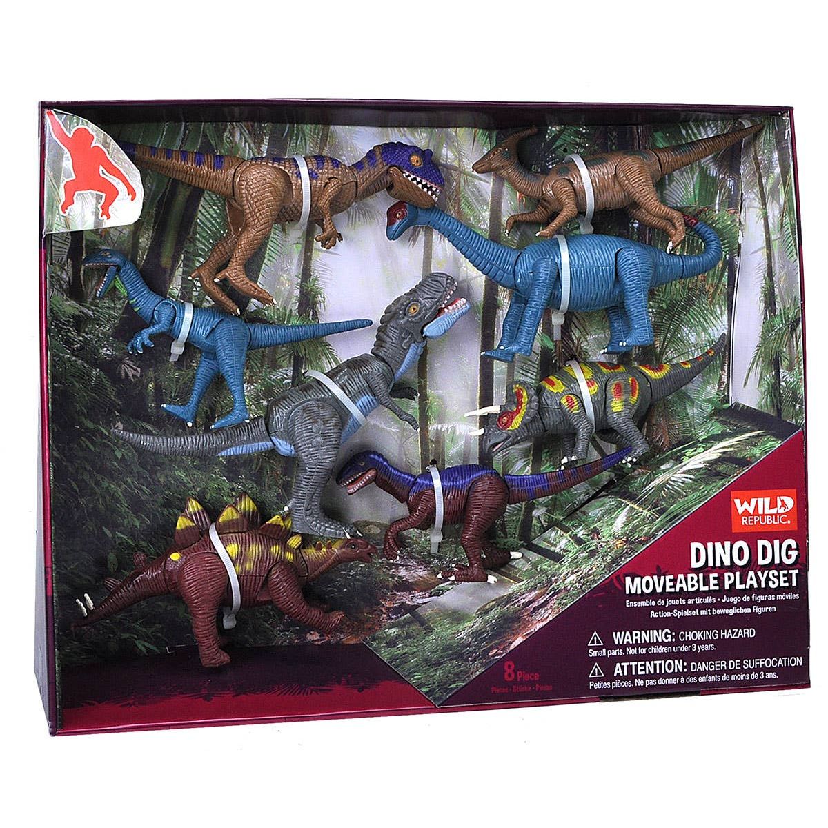 Moveable Dinosaur Set 11"