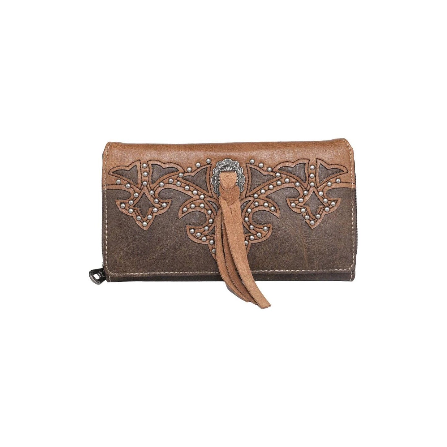 Montana West - MW1100-W010 Montana West Boot Scroll Collection Wallet